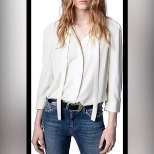 Zadig & Voltaire Touch Satin Top